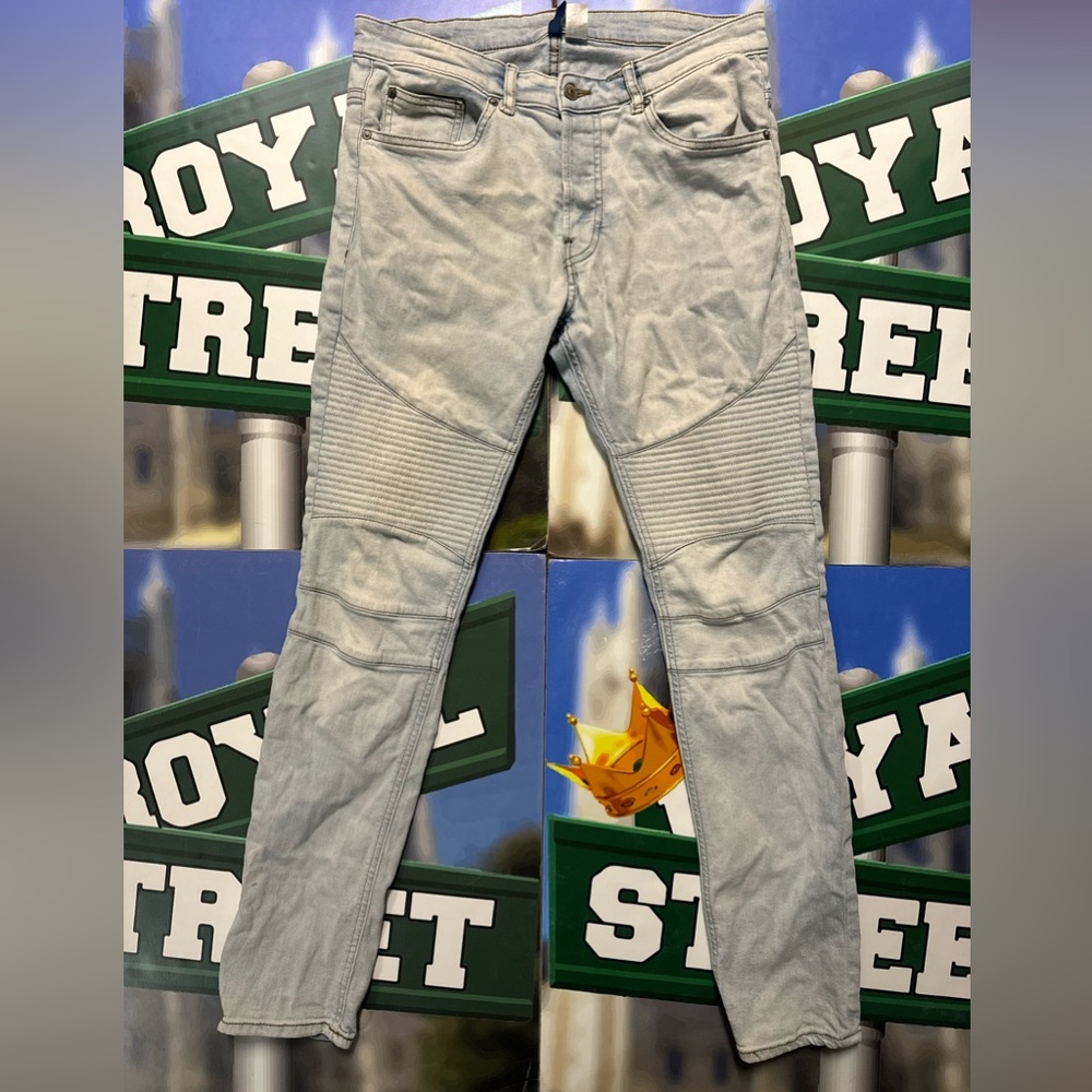 H&M Divided biker style denim  Skinny Jeans for Men